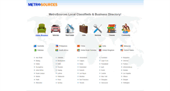 Desktop Screenshot of metrosources.com